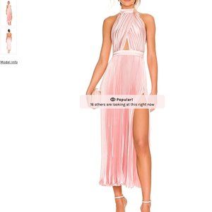 Lidee Renaissance Split Midi Dress from Revolve